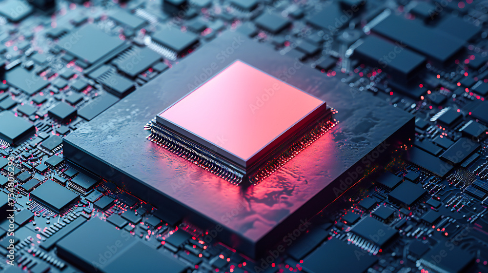 Poster at the core of innovation, where circuits and processors intertwine in a ballet of technology, lies 