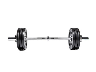 a close-up of a barbell