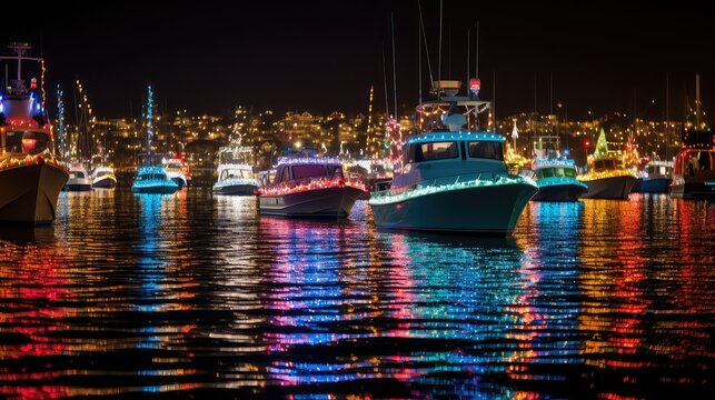 celebration holiday boat parade