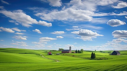 rural country side farm