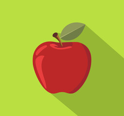 apple vector - flat design