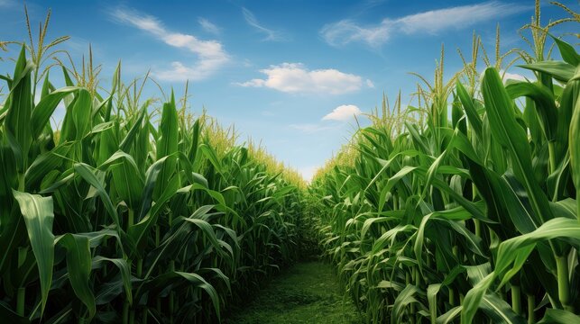 farming silage corn de