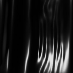 Plastic PNG Texture : Wrinkled black plastic bag texture on a black background, ideal for creative and decorative design purposes.