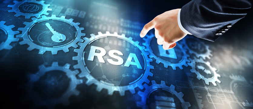 RSA. Rivest Shamir Adleman. Public key cryptographic algorithm