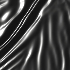 Plastic PNG Texture : Wrinkled black plastic bag texture on a black background, ideal for creative and decorative design purposes.