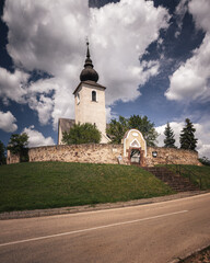 Medieval church in Balatonalmádi, Hungary