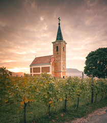 Famous Lengyel Chapel in Hegymagas, Hungary