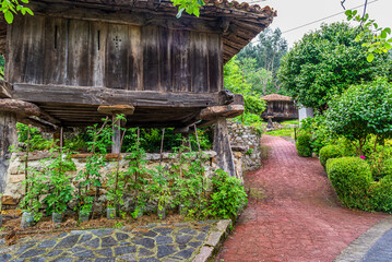 Santianes, a town in Asturias, Spain