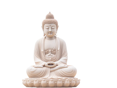 a white statue of a person sitting on a white surface