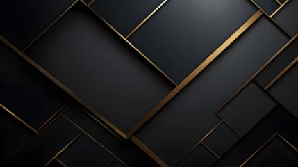 Fotobehang Abstract black and gold luxury background,, Black Luxury Background Pro Vector   © Amjid