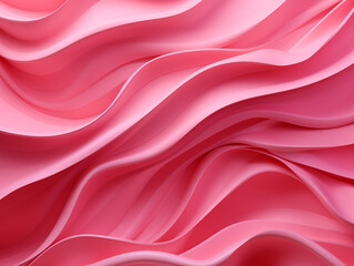 Fototapeta premium Pink liquid plastic texture. 3d Abstract background