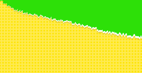 Naklejka premium Collage art with vintage paper element. Torn multicolored textured paper. Torn paper, banner blank for designs. Vector illustration.