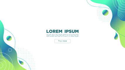 Dynamic abstract waves. Background for digital interfaces, banners, presentations, etc.