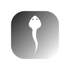 tadpole icon vector
