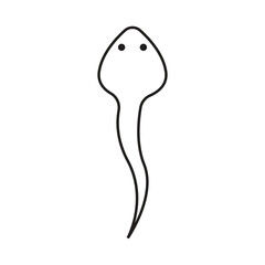tadpole icon vector