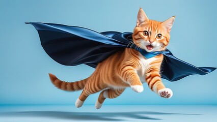 A Super Cat Soars High in a Cape”