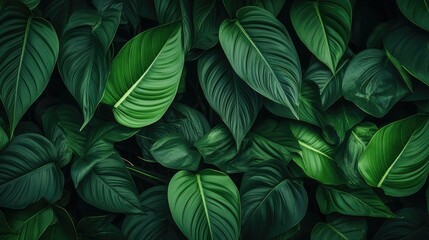 Luxurious Leafy Green Background