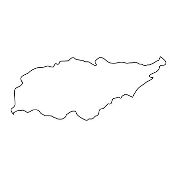 recommend clip art: Treinta y Tres Department map, administrative division of Uruguay. Vector illustration.