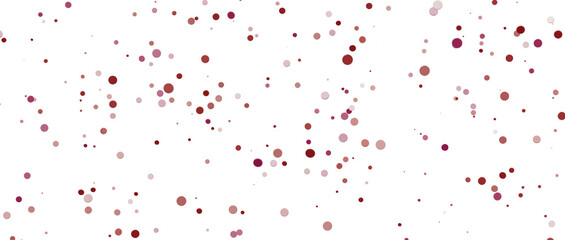 Glittering confetti on a transparent background. Holiday confetti png. red confetti falls from the sky.