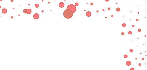 Glittering confetti on a transparent background. Holiday confetti png. red confetti falls from the sky.
