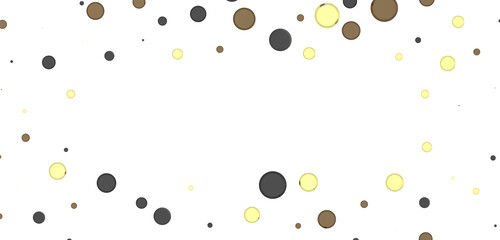 Euphoric Eruption: Magnificent 3D Illustration Showcasing Bursting gold Confetti