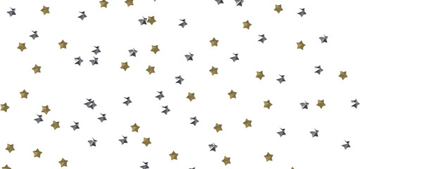 Twinkling Yuletide Skies: Breathtaking 3D Illustration of Falling Christmas Starlights