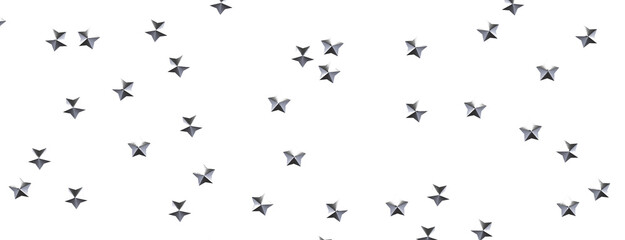 XMAS Stars - Festive christmas card. Isolated illustration white background. -