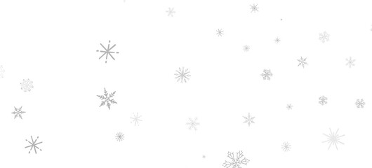 Flurry of Snowflakes: Radiant 3D Illustration Showcasing Falling Festive Snow Crystals