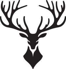 deer antlers silhouette