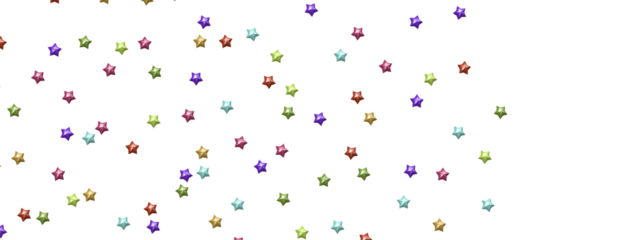 Journey to the Cosmos: Immerse Yourself in a 3D Colorful Stars Rainfall