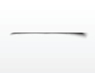 Shadow effect. Realistic blurred edges shadow of isolated template. Rectangular val drop shadow for any vector objects