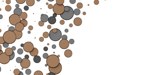 gold  Rainfall: Astonishing 3D Illustration of gold  Confetti Shower