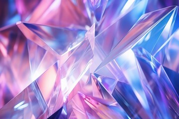 neon pink purple blue colors abstract vibrant iridescent crystal background