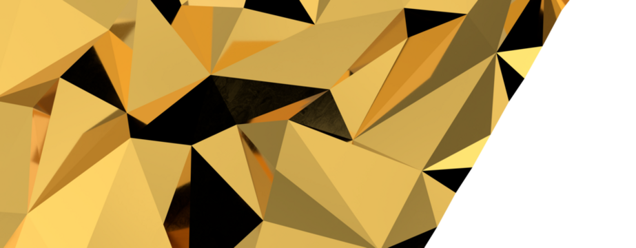 (Mehrere Werte)Gold polygon background 3d rendering, 3d illustration. Abstract triangle background. Gold background. Abstract Gold polygon wallpaper