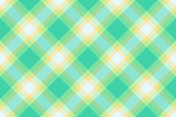 Advertising texture background textile, britain vector pattern check. Furniture tartan fabric seamless plaid in teal and green colors.