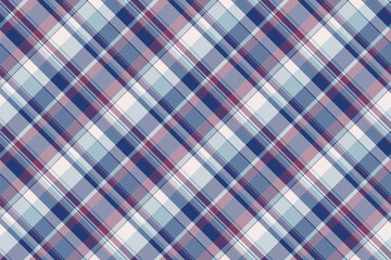 Plaid textile check of pattern texture background with a tartan fabric seamless vector.