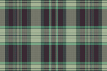 Reel textile background tartan, doodle texture vector check. Internet fabric seamless plaid pattern in pastel and dark colors.
