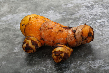 Fresh curcuma root for cooking
