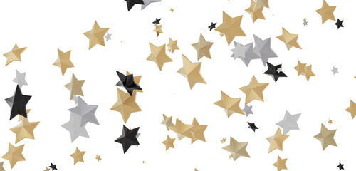 XMAS Stars - Glossy 3D Christmas star icon. Design element for holidays. -