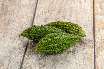 Green raw bitter lemon vegetables