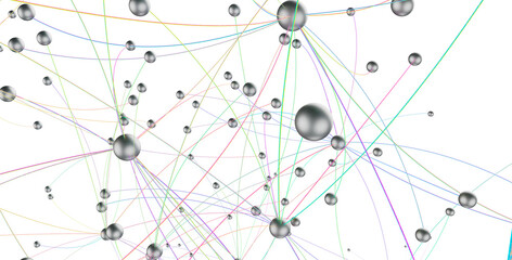 network structure - abstract design connection