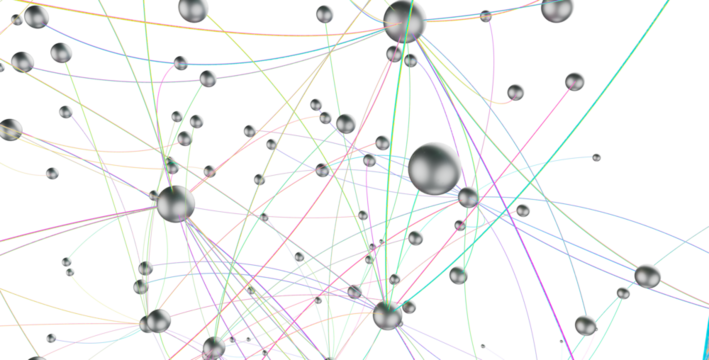 network structure - abstract design connection