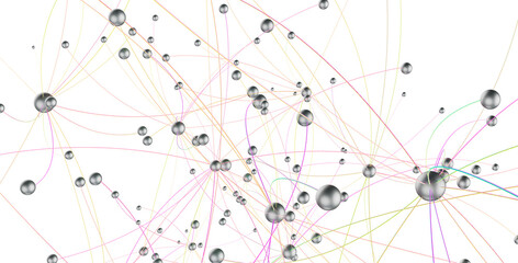 network structure - abstract design connection