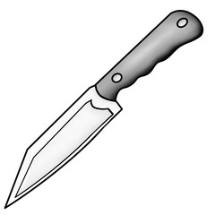 Knives used for cooking and cutting various things