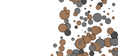 gold  Burst: Astonishing 3D Illustration of Bursting gold Confetti