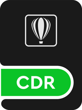 CDR File format icon  Malachite fill
