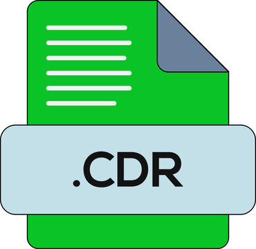 CDR  File extension Icon Malachite Fill