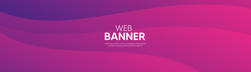 Abstract background with lines, Pink web banner