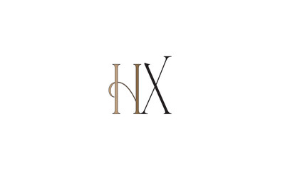 HX, XH , X , H , Abstract Letters Logo Monogram	