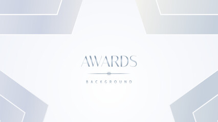 Luxury white award graphic background. Template luxury premium corporate abstract design. Template banner certificate. Modern design concept. Vector illustration.